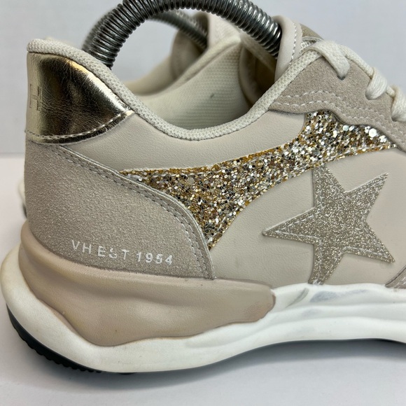 Vintage Havana Run Sneaker Nude/Glitter Women’s Size 8M - Picture 11 of 16